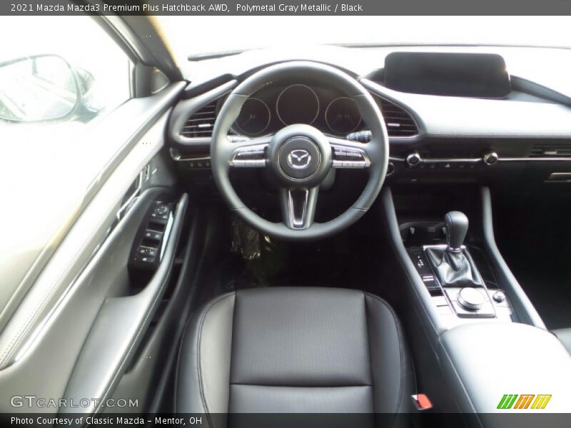 Dashboard of 2021 Mazda3 Premium Plus Hatchback AWD