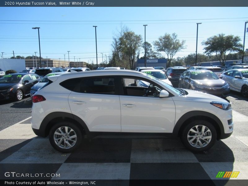 Winter White / Gray 2020 Hyundai Tucson Value