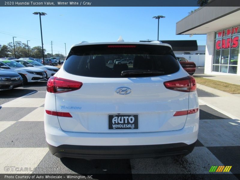 Winter White / Gray 2020 Hyundai Tucson Value