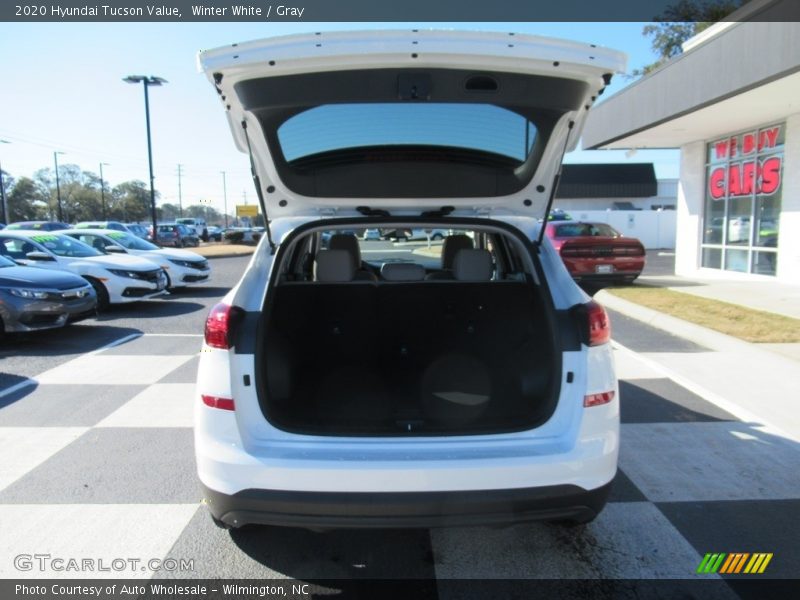 Winter White / Gray 2020 Hyundai Tucson Value