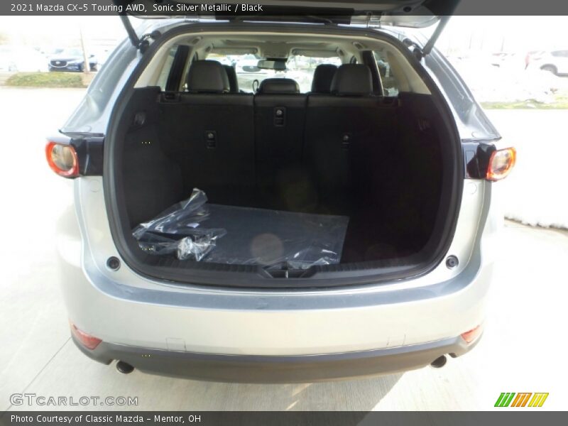 Sonic Silver Metallic / Black 2021 Mazda CX-5 Touring AWD