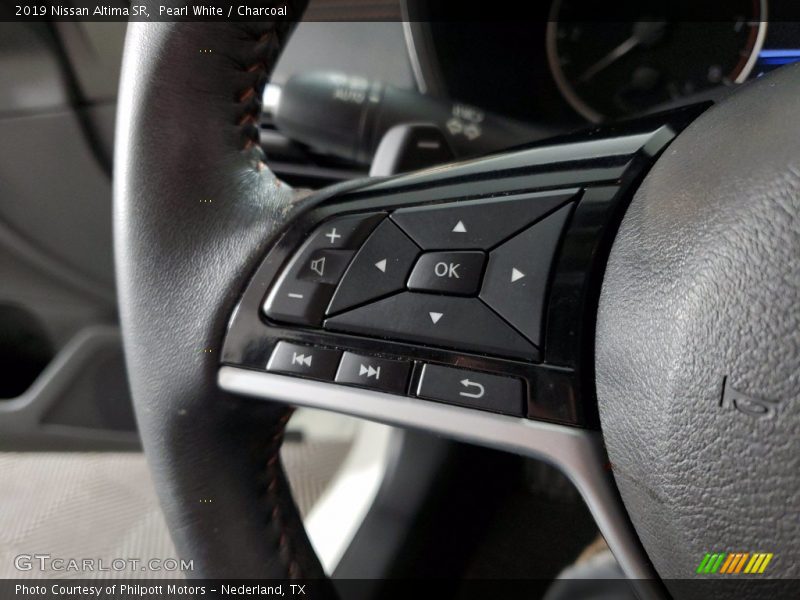 Pearl White / Charcoal 2019 Nissan Altima SR