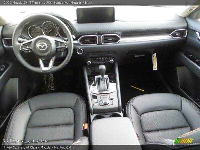 Sonic Silver Metallic / Black 2021 Mazda CX-5 Touring AWD
