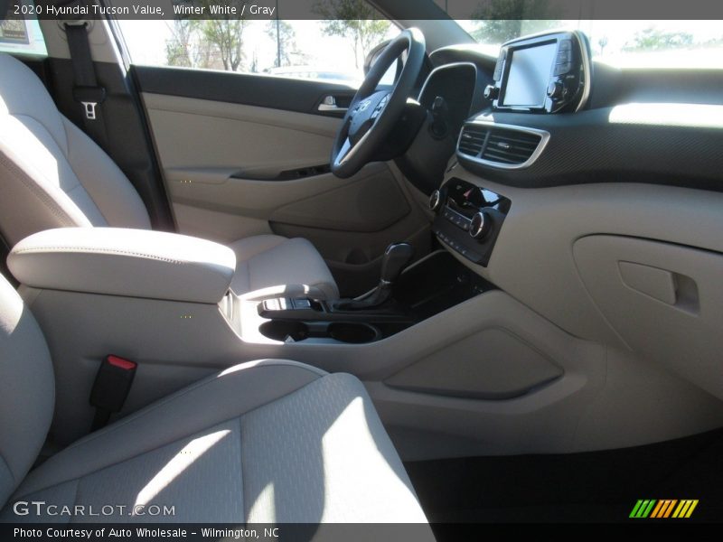 Winter White / Gray 2020 Hyundai Tucson Value