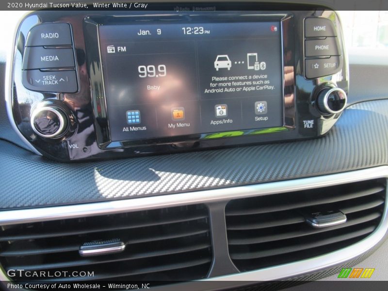 Winter White / Gray 2020 Hyundai Tucson Value