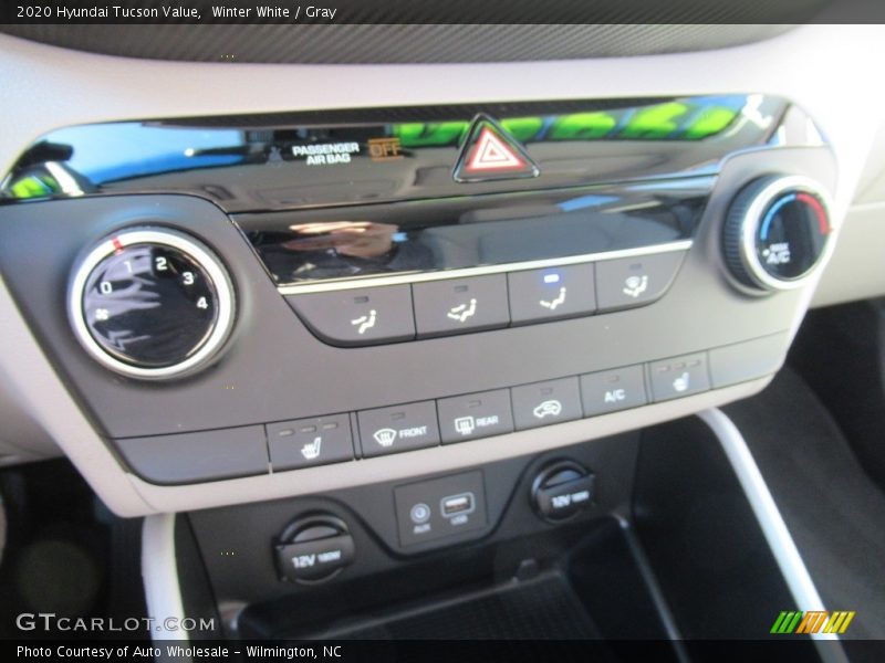 Winter White / Gray 2020 Hyundai Tucson Value