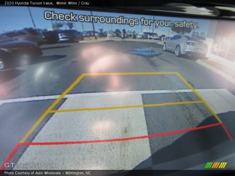 Winter White / Gray 2020 Hyundai Tucson Value