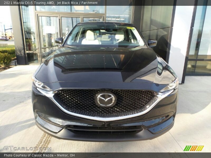 Jet Black Mica / Parchment 2021 Mazda CX-5 Touring AWD