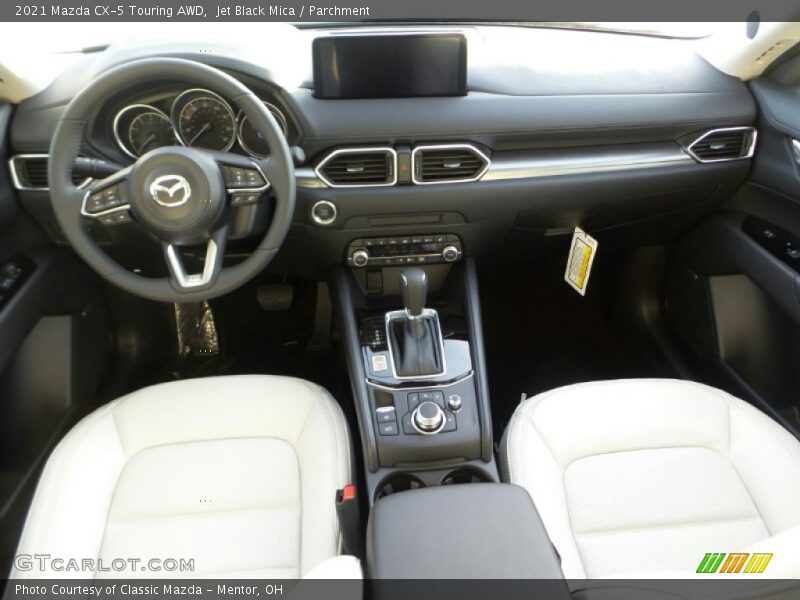 Jet Black Mica / Parchment 2021 Mazda CX-5 Touring AWD