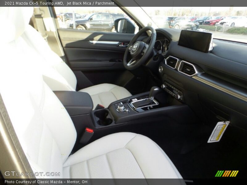 Jet Black Mica / Parchment 2021 Mazda CX-5 Touring AWD