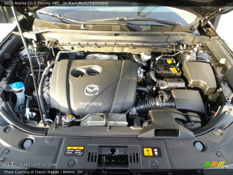 Jet Black Mica / Parchment 2021 Mazda CX-5 Touring AWD