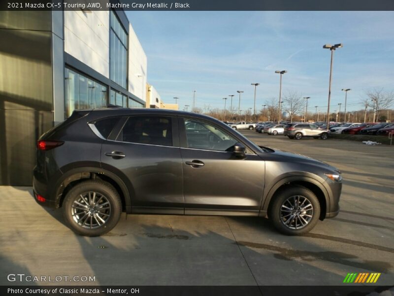 Machine Gray Metallic / Black 2021 Mazda CX-5 Touring AWD