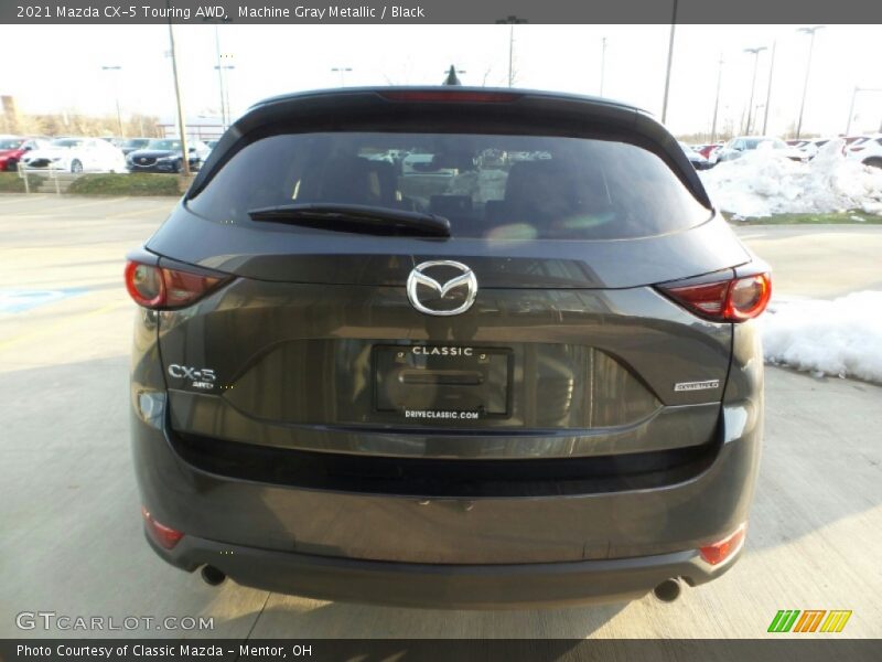 Machine Gray Metallic / Black 2021 Mazda CX-5 Touring AWD