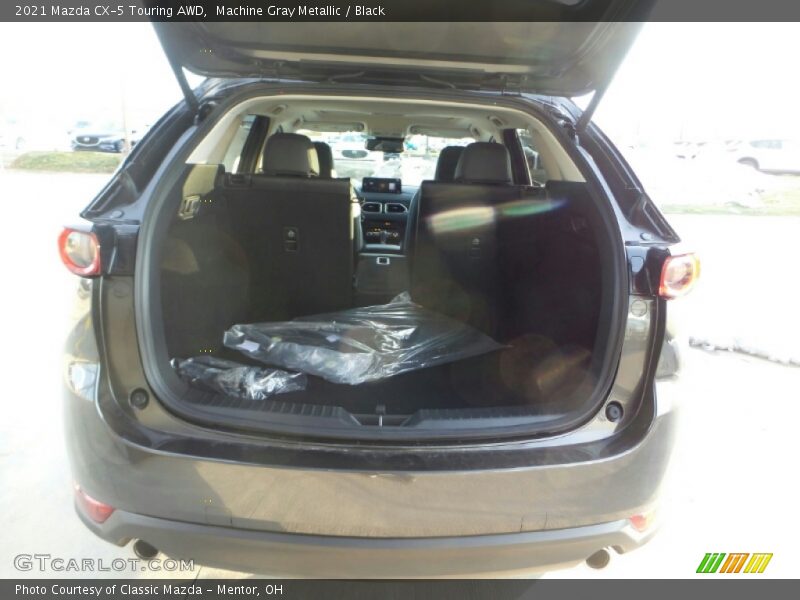 Machine Gray Metallic / Black 2021 Mazda CX-5 Touring AWD