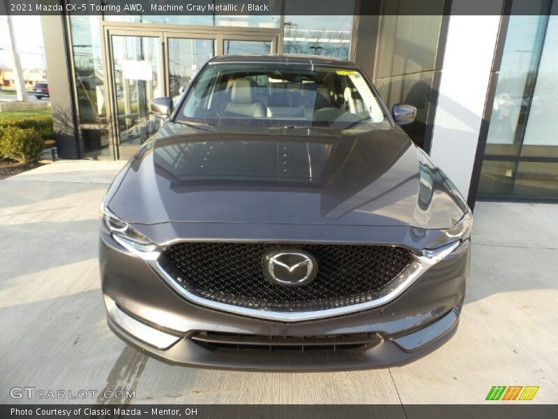 Machine Gray Metallic / Black 2021 Mazda CX-5 Touring AWD