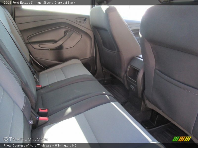 Ingot Silver / Charcoal Black 2018 Ford Escape S
