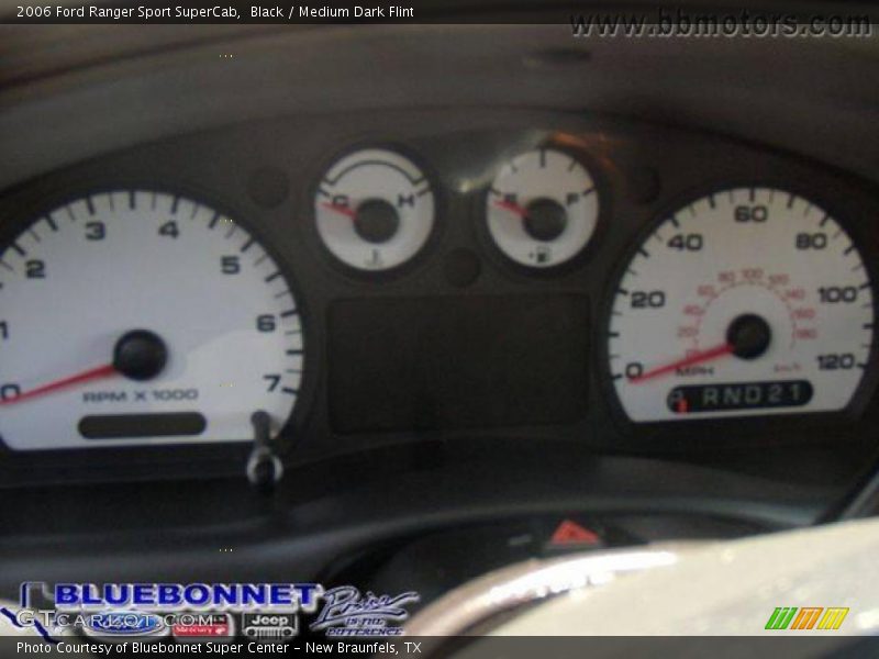 Black / Medium Dark Flint 2006 Ford Ranger Sport SuperCab
