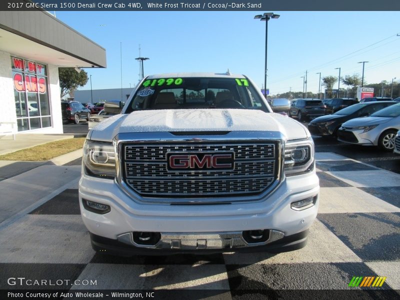 White Frost Tricoat / Cocoa/­Dark Sand 2017 GMC Sierra 1500 Denali Crew Cab 4WD
