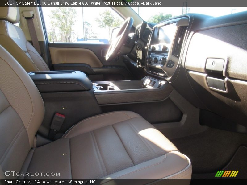 White Frost Tricoat / Cocoa/­Dark Sand 2017 GMC Sierra 1500 Denali Crew Cab 4WD