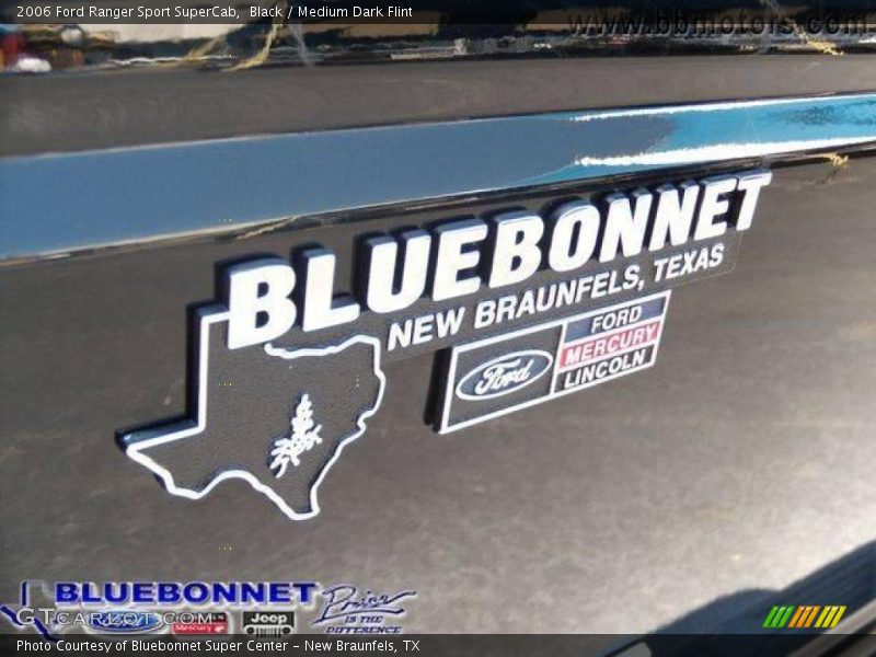 Black / Medium Dark Flint 2006 Ford Ranger Sport SuperCab