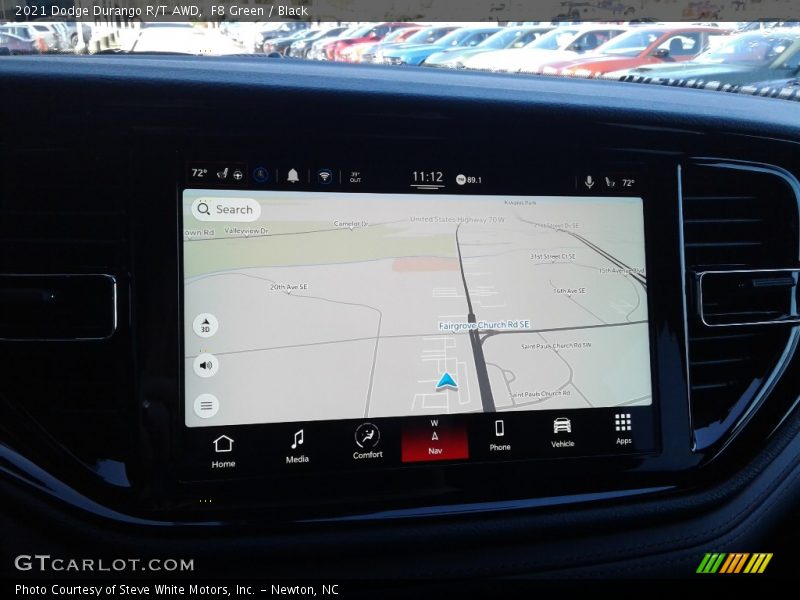 Navigation of 2021 Durango R/T AWD