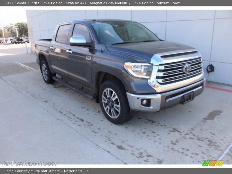 Magnetic Gray Metallic / 1794 Edition Premium Brown 2019 Toyota Tundra 1794 Edition CrewMax 4x4