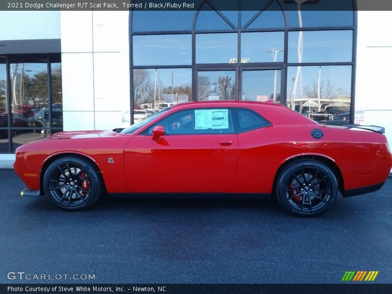 Torred / Black/Ruby Red 2021 Dodge Challenger R/T Scat Pack