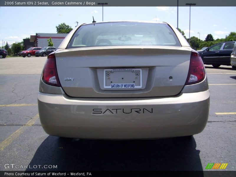 Golden Cashmere / Beige 2006 Saturn ION 2 Sedan
