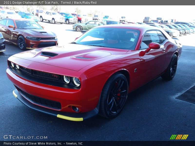 Torred / Black/Ruby Red 2021 Dodge Challenger R/T Scat Pack