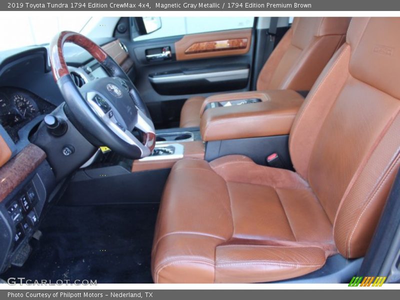 Magnetic Gray Metallic / 1794 Edition Premium Brown 2019 Toyota Tundra 1794 Edition CrewMax 4x4