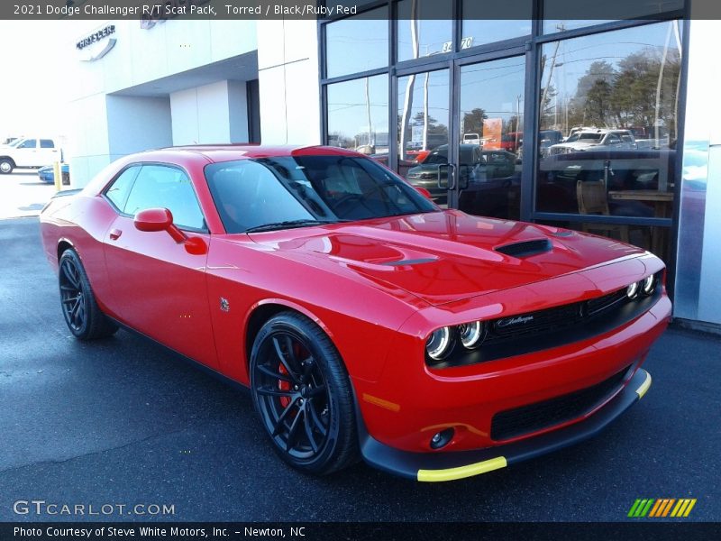 Torred / Black/Ruby Red 2021 Dodge Challenger R/T Scat Pack