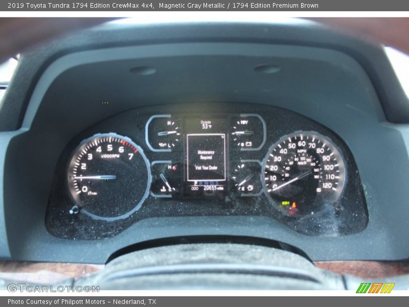 Magnetic Gray Metallic / 1794 Edition Premium Brown 2019 Toyota Tundra 1794 Edition CrewMax 4x4