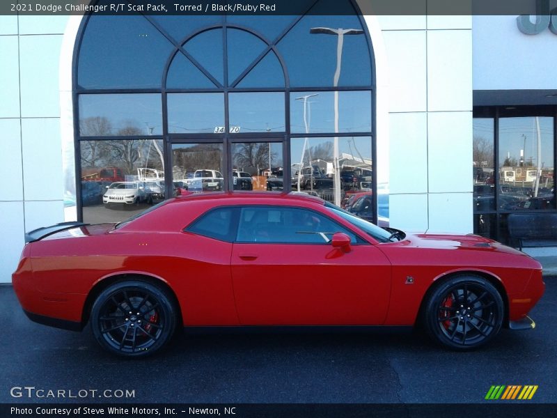 Torred / Black/Ruby Red 2021 Dodge Challenger R/T Scat Pack