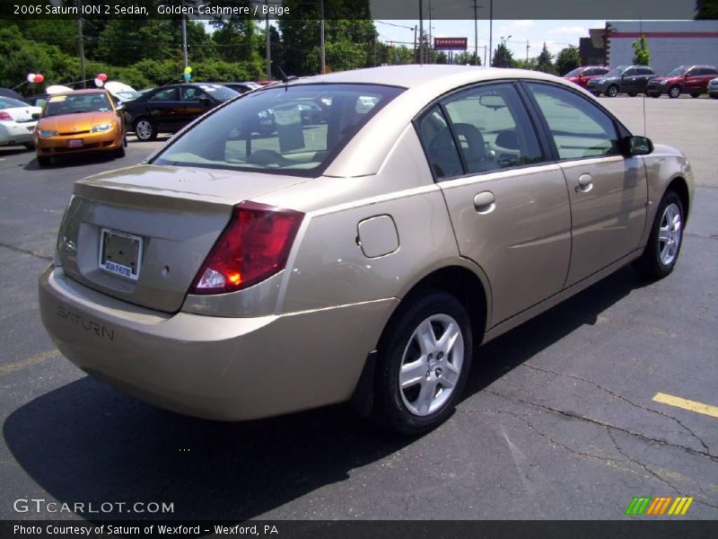Golden Cashmere / Beige 2006 Saturn ION 2 Sedan