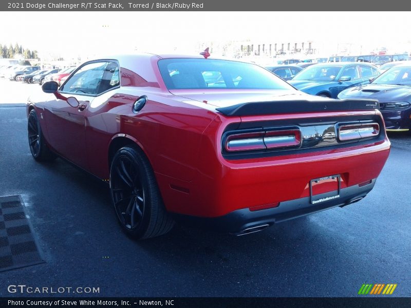 Torred / Black/Ruby Red 2021 Dodge Challenger R/T Scat Pack