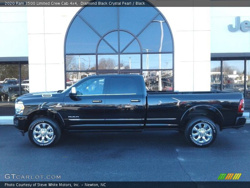 Diamond Black Crystal Pearl / Black 2020 Ram 3500 Limited Crew Cab 4x4