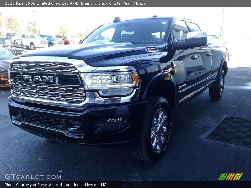 Diamond Black Crystal Pearl / Black 2020 Ram 3500 Limited Crew Cab 4x4