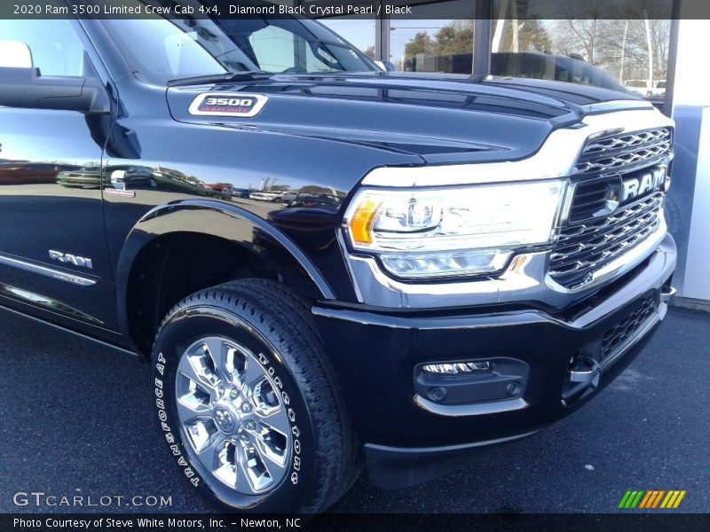 Diamond Black Crystal Pearl / Black 2020 Ram 3500 Limited Crew Cab 4x4