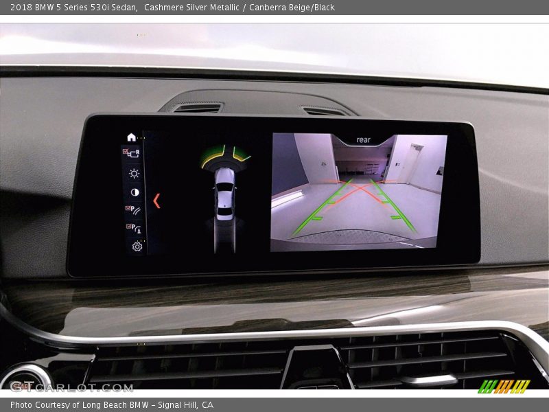 Cashmere Silver Metallic / Canberra Beige/Black 2018 BMW 5 Series 530i Sedan
