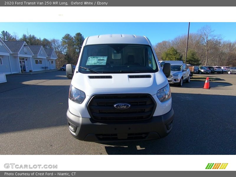 Oxford White / Ebony 2020 Ford Transit Van 250 MR Long