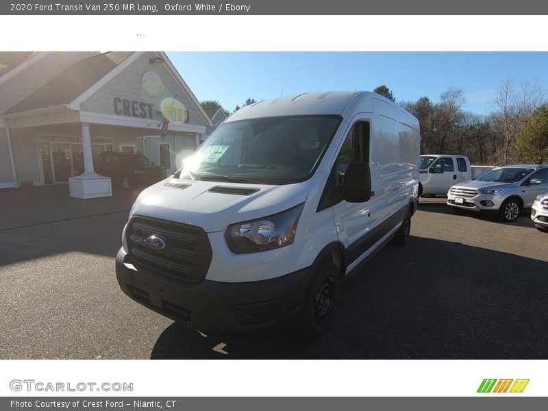 Oxford White / Ebony 2020 Ford Transit Van 250 MR Long