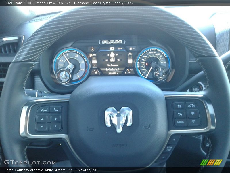 Diamond Black Crystal Pearl / Black 2020 Ram 3500 Limited Crew Cab 4x4