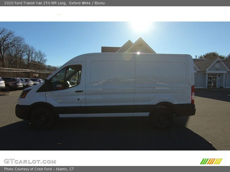 Oxford White / Ebony 2020 Ford Transit Van 250 MR Long