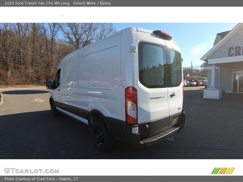 Oxford White / Ebony 2020 Ford Transit Van 250 MR Long