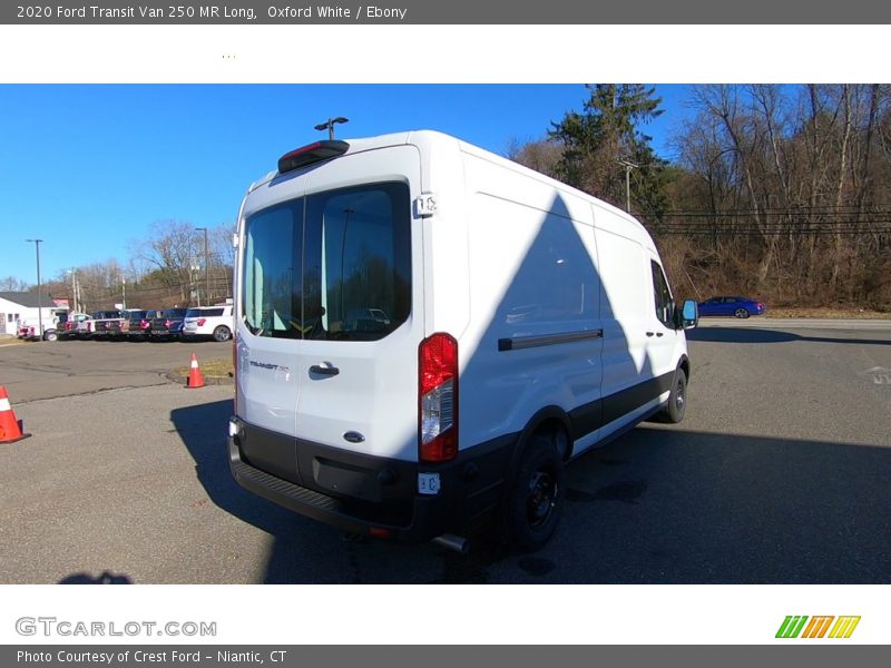 Oxford White / Ebony 2020 Ford Transit Van 250 MR Long