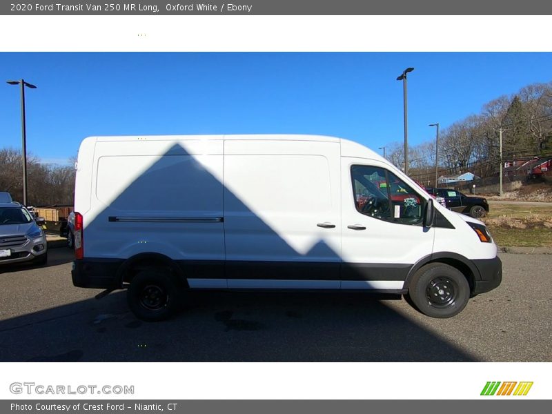 Oxford White / Ebony 2020 Ford Transit Van 250 MR Long