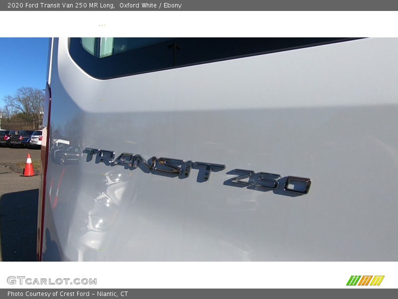 Oxford White / Ebony 2020 Ford Transit Van 250 MR Long