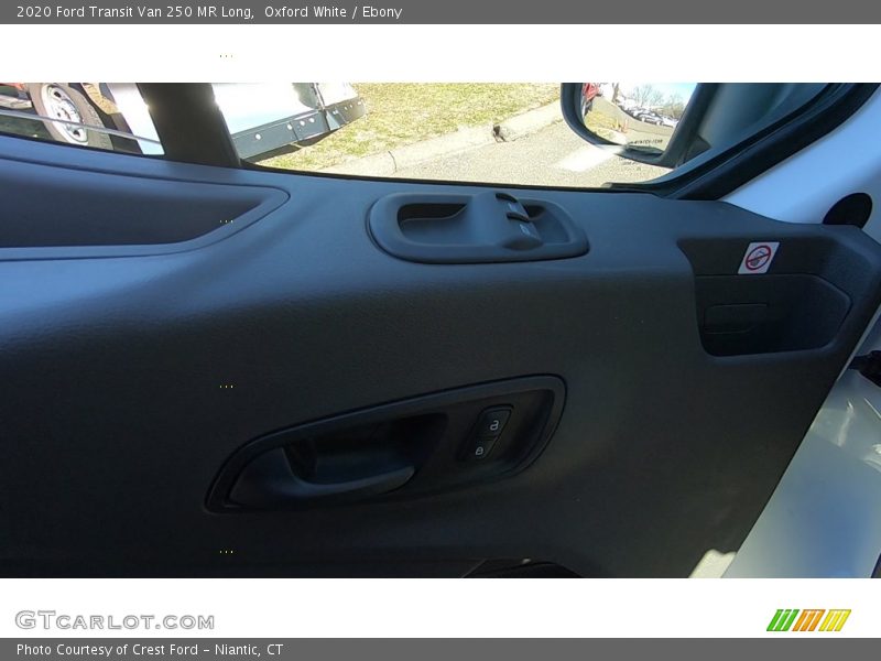 Oxford White / Ebony 2020 Ford Transit Van 250 MR Long
