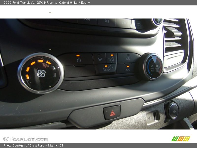 Oxford White / Ebony 2020 Ford Transit Van 250 MR Long