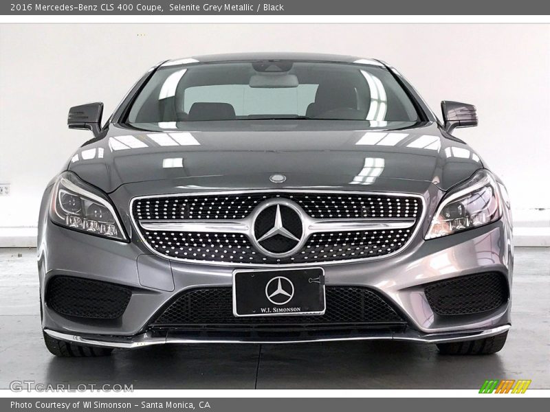 Selenite Grey Metallic / Black 2016 Mercedes-Benz CLS 400 Coupe